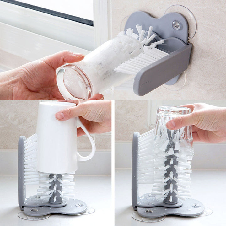 Wall Suction Cup Cleaning Brush